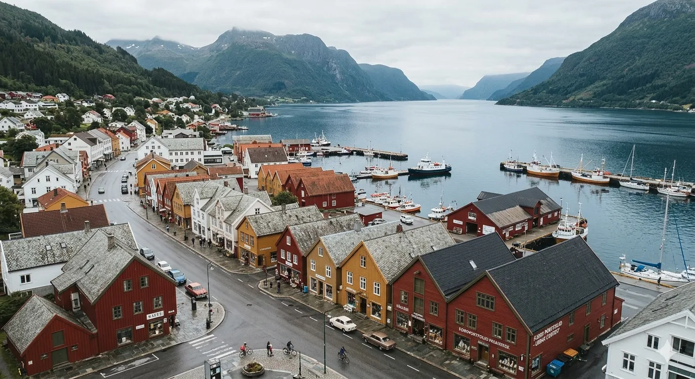 Norske lokale bedrifter langs fjorden — målgruppen for Norprogs nettsidetjenester