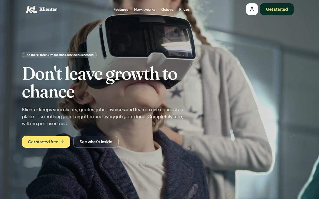Klienter CRM — skreddersydd kundesystem for små bedrifter